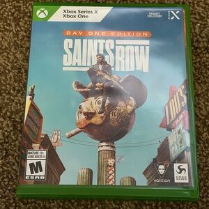 Microsoft Xbox One/Series X Saints Row Day One Edition Video Game Rated M Used X